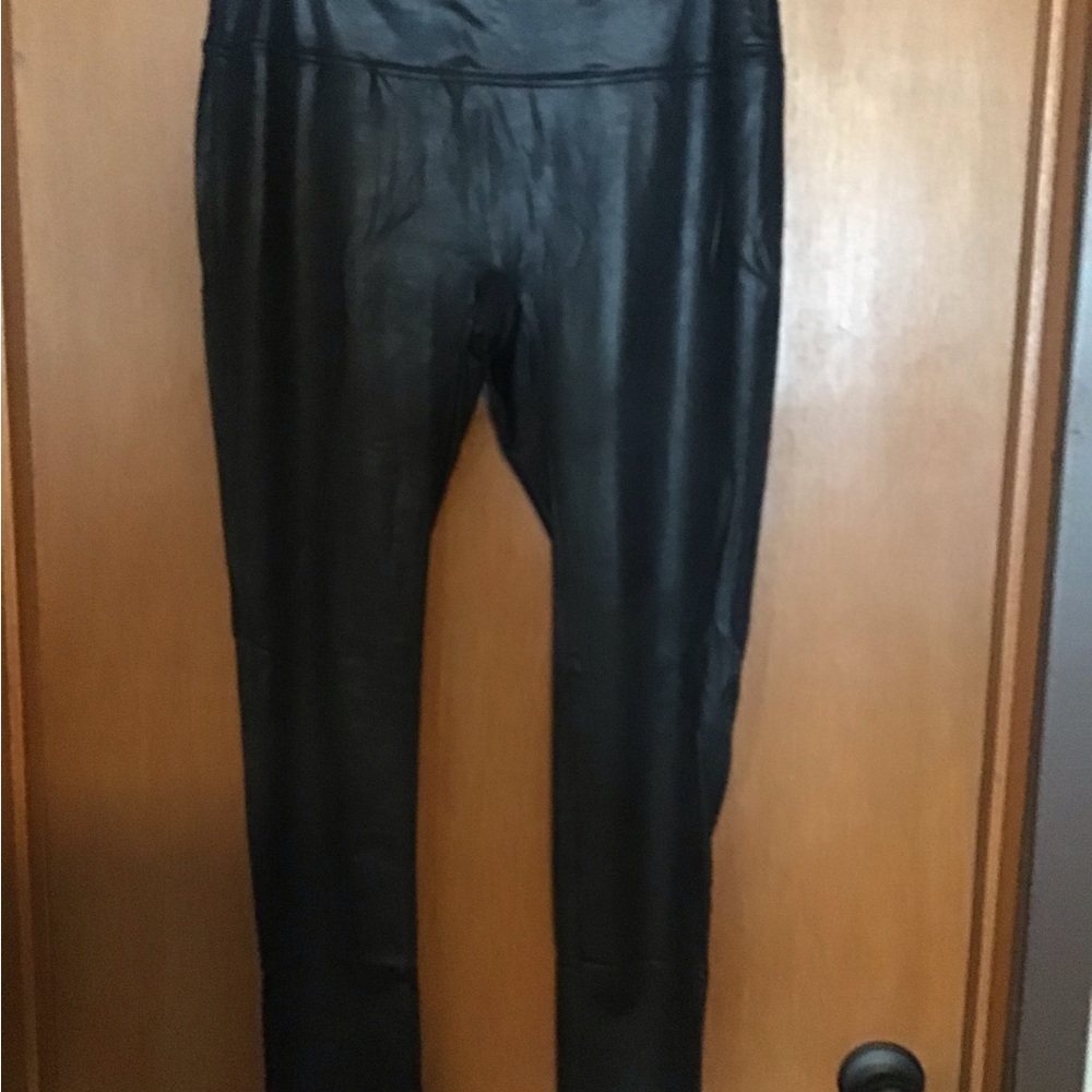 JAG Black Faux Leather Leggings